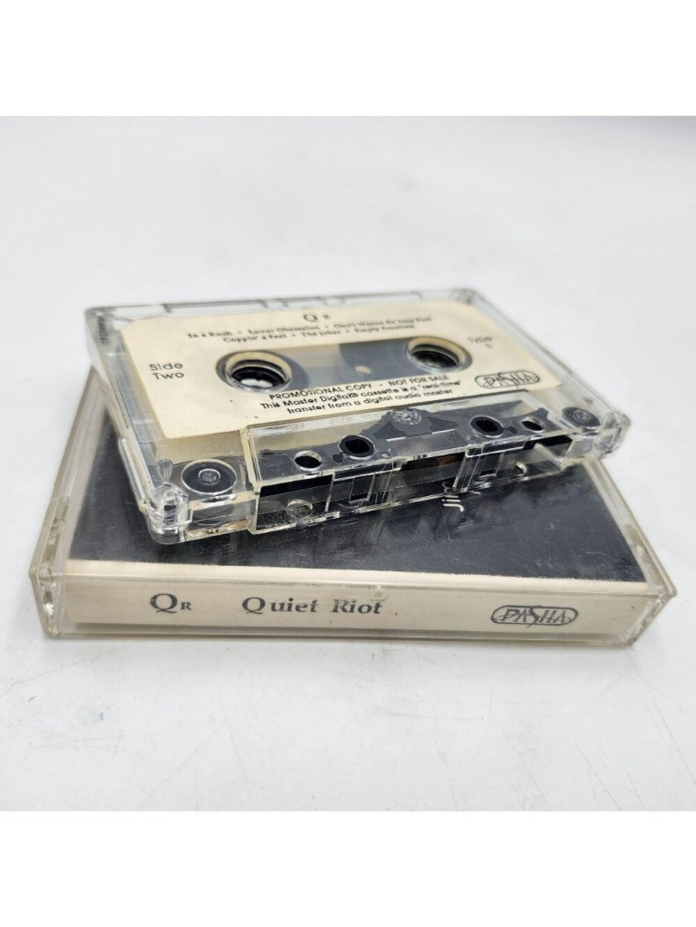 Quiet Riot Q R Master Digital Cassette Promotional Copy Pasha Records RARE - Picture 3 of 10